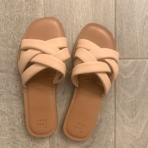 Strappy Braided Womens Sandals